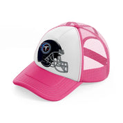 tennessee titans helmet-neon-pink-trucker-hat