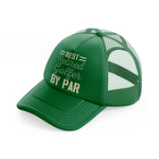 best retired golfer by par grey-green-trucker-hat