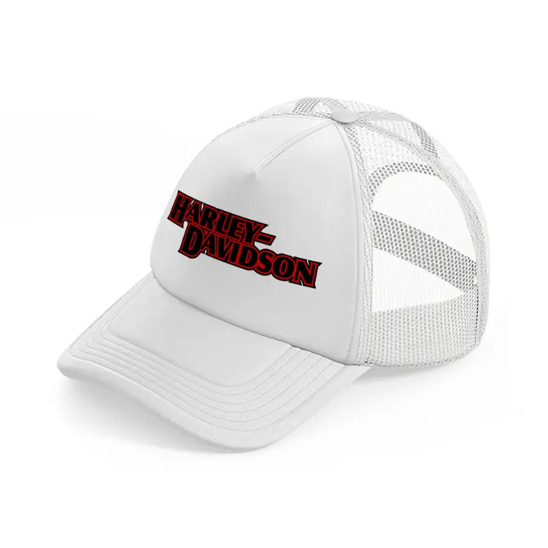 harley-davidson b&r-white-trucker-hat