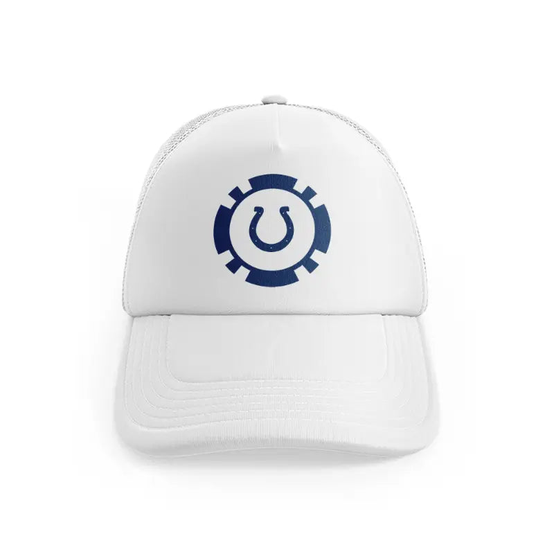 Indianapolis Colts Blue Badgewhitefront-view
