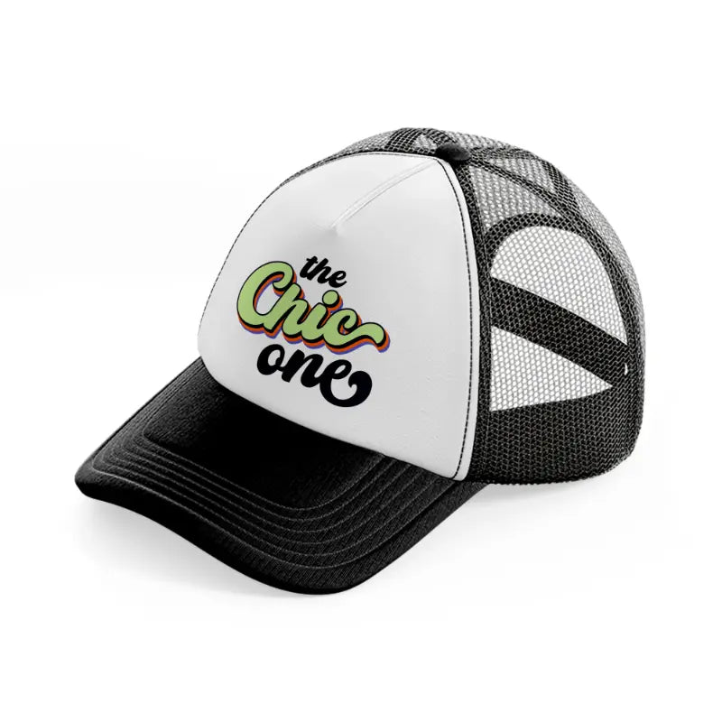 the chic one-black-and-white-trucker-hat