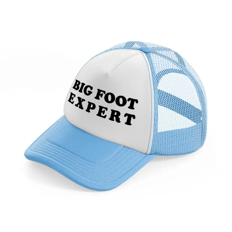 Big Foot Expert sky-blue Trucker Hat