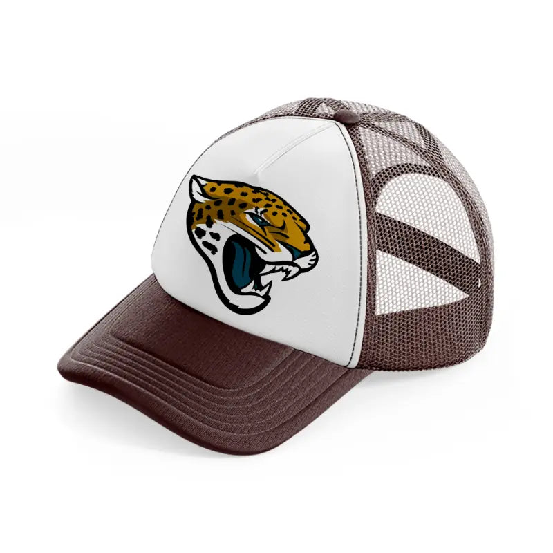 jacksonville jaguars emblem-brown-trucker-hat