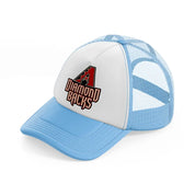 arizona diamondbacks sky blue trucker hat