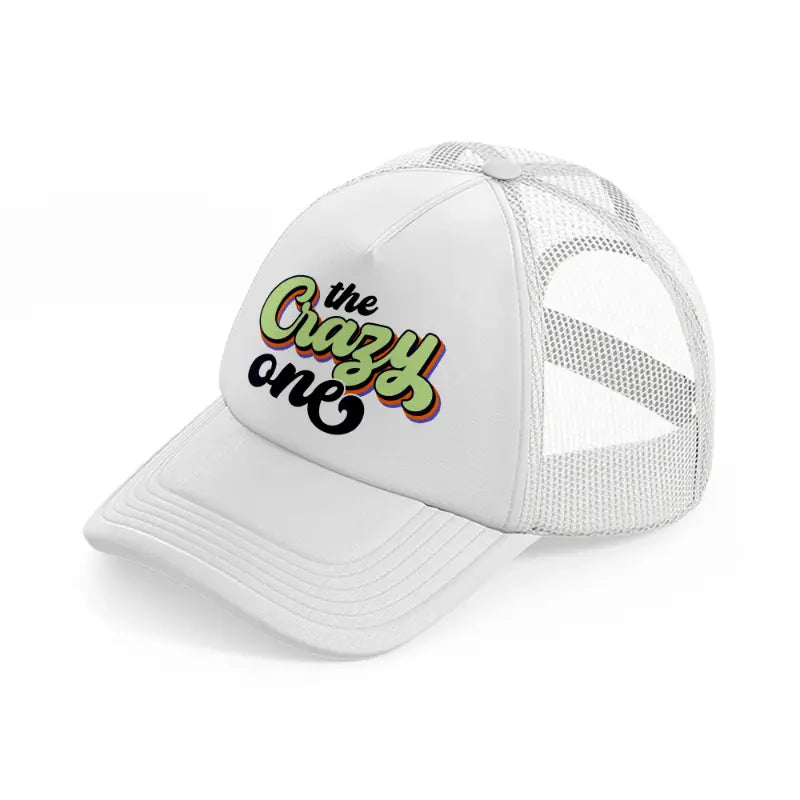 the crazy one-white-trucker-hat