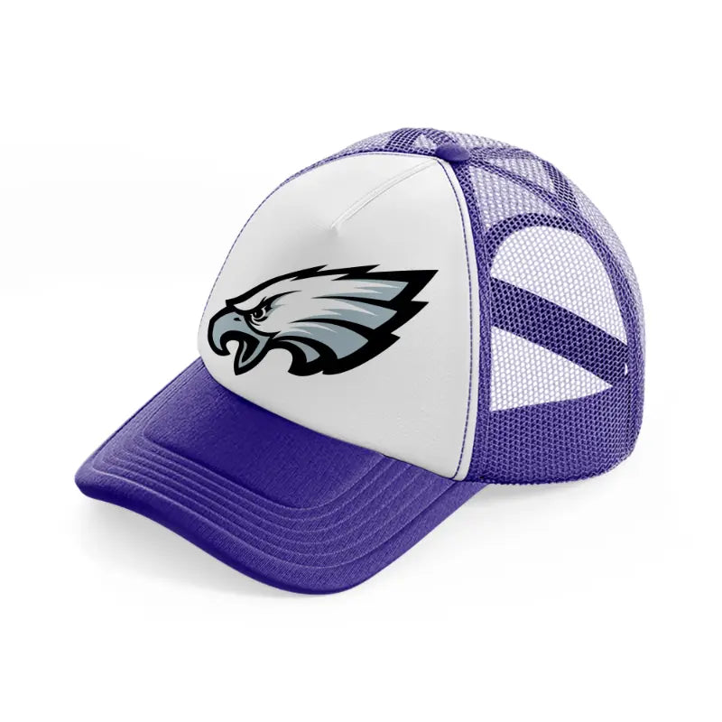 philadelphia eagles emblem-purple-trucker-hat