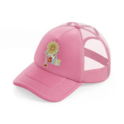 groovysticker 04 pink trucker hat