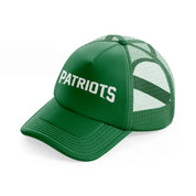 simple patriots-green-trucker-hat