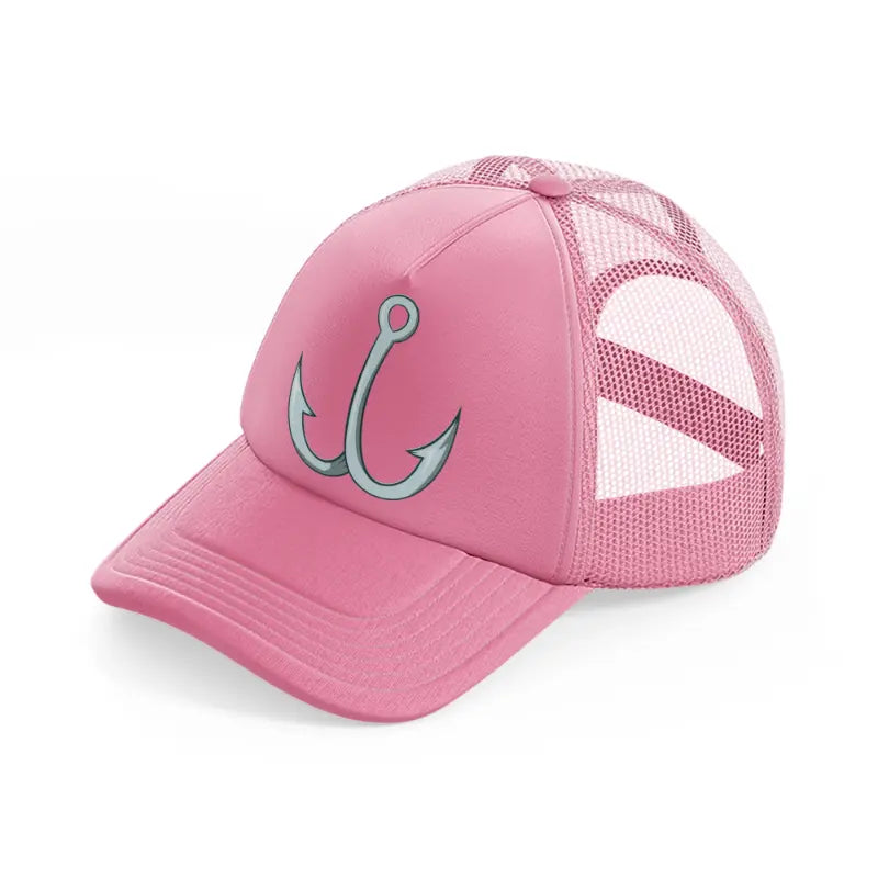 double hook-pink-trucker-hat