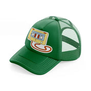 groovysticker 16 green trucker hat