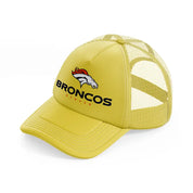broncos denver-gold-trucker-hat