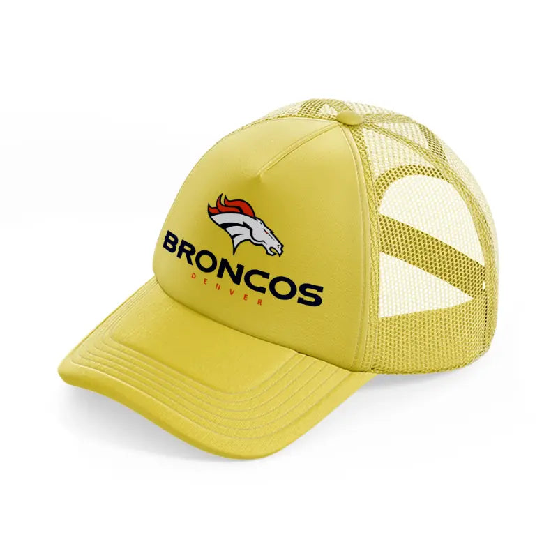 broncos denver-gold-trucker-hat