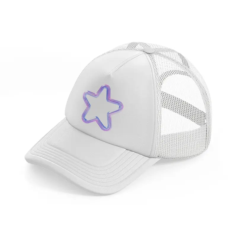star-white-trucker-hat