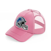 detroit lions helmet-pink-trucker-hat