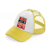 merry mini-yellow-trucker-hat