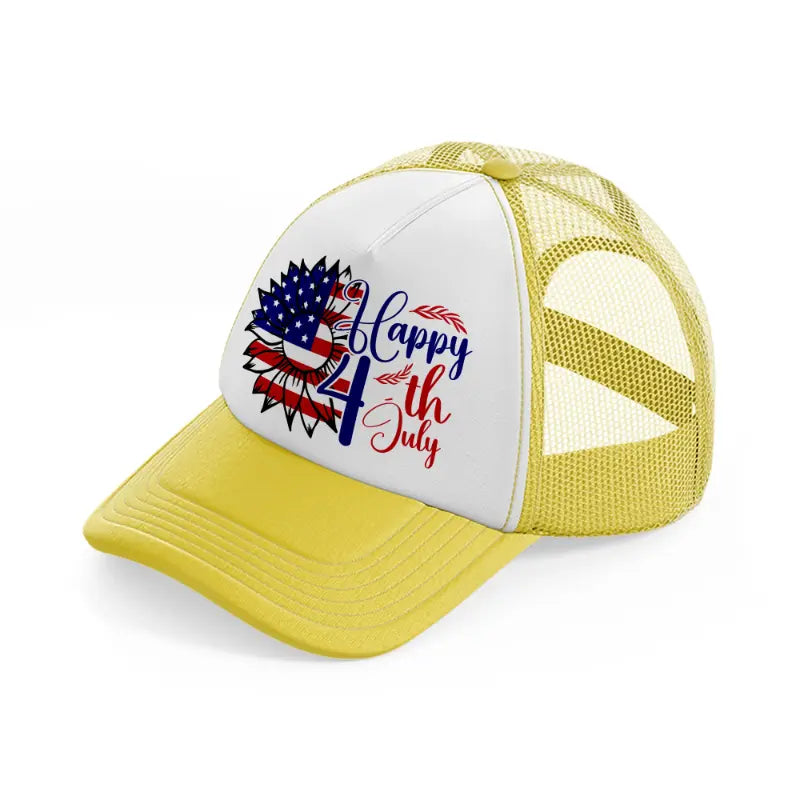 happy 4th july-01-yellow-trucker-hat