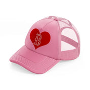 boston red sox lover-pink-trucker-hat