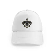 New Orleans Saints Black Emblemwhitefront-view