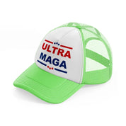 Ultra Maga Dual Tone lime-green Trucker Hat