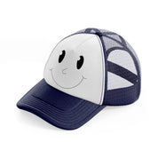 groovy elements 62 navy blue and white trucker hat