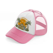 surf shop-pink-and-white-trucker-hat