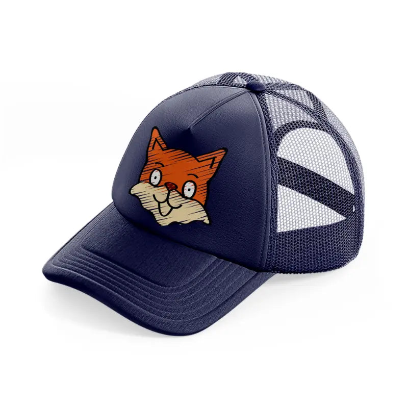 014-fox-navy-blue-trucker-hat