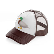 042 duck brown trucker hat