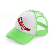 boston sock-lime-green-trucker-hat
