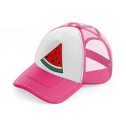 retro elements-45-neon-pink-trucker-hat