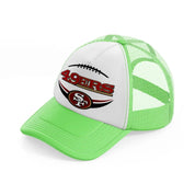 49ers sf-lime-green-trucker-hat