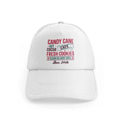 Candy Cane Cafe Fresh Cookieswhitefront view