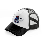 tennessee titans supporter-black-and-white-trucker-hat