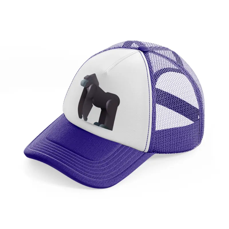 019-gorilla-purple-trucker-hat