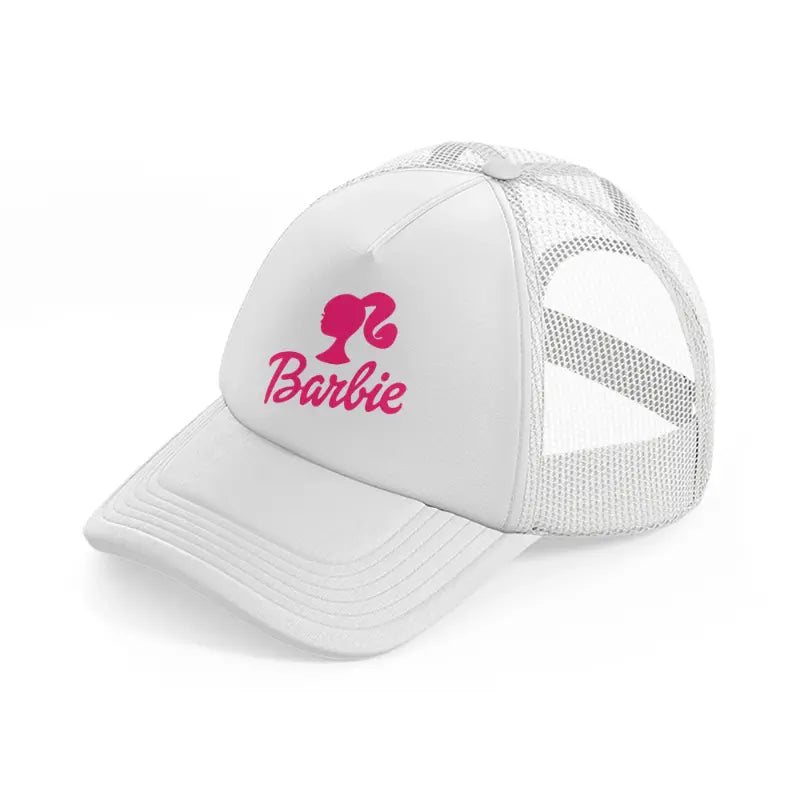 barbie icon-white-trucker-hat
