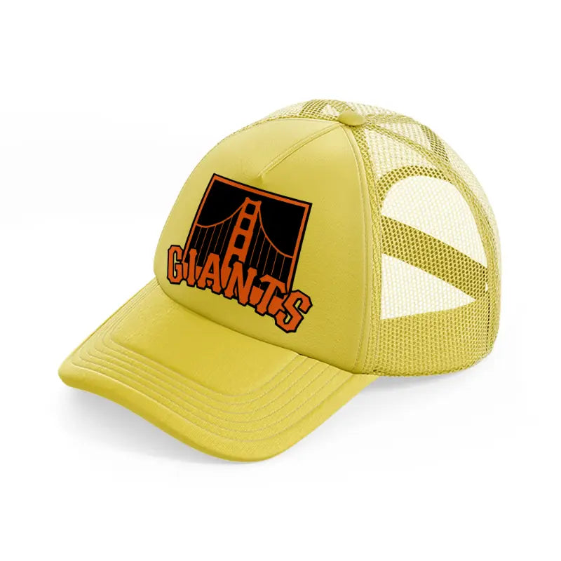 sf giants-gold-trucker-hat