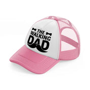 the walking dad-pink-and-white-trucker-hat