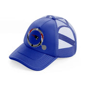 new england patriots fan-blue-trucker-hat