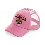 jacksonville jaguars fan-pink-trucker-hat