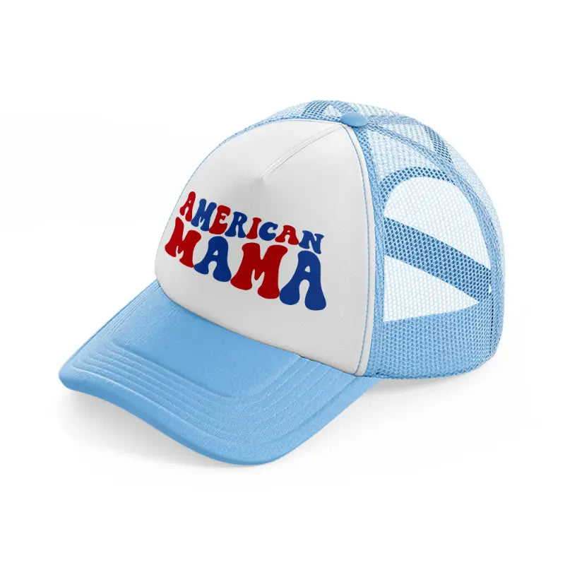 american mam-sky-blue-trucker-hat