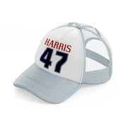 Harris 47 grey Trucker Hat