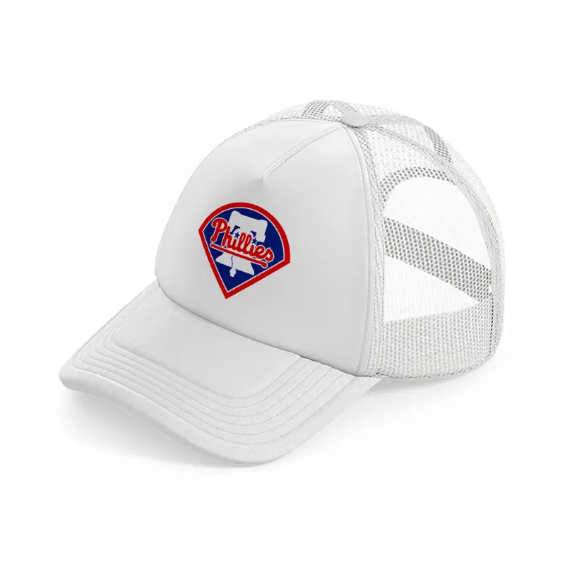 philadelphia phillies logo-white-trucker-hat