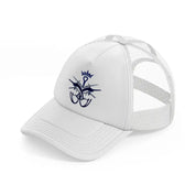 two fins-white-trucker-hat