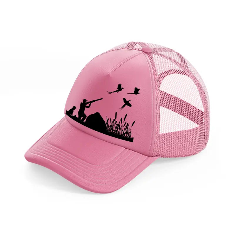hunting-pink-trucker-hat