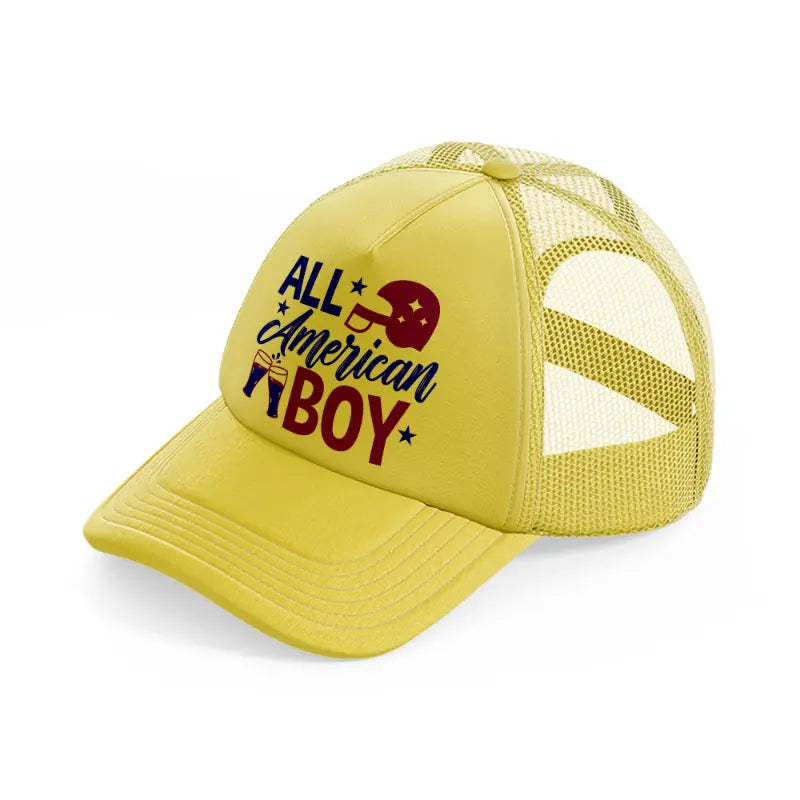 all american boy-01-gold-trucker-hat