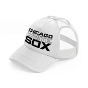 chicago white sox minimalist-white-trucker-hat