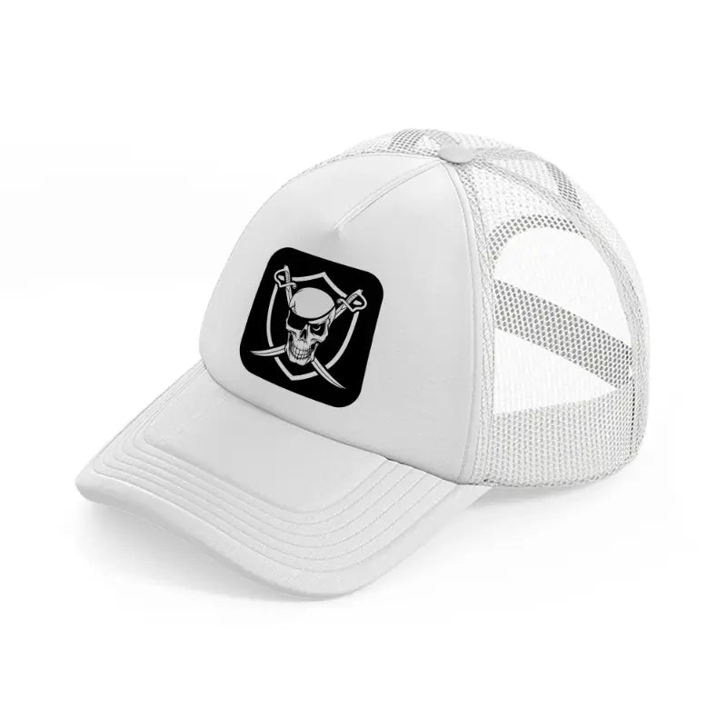 oakland raiders pirate-white-trucker-hat