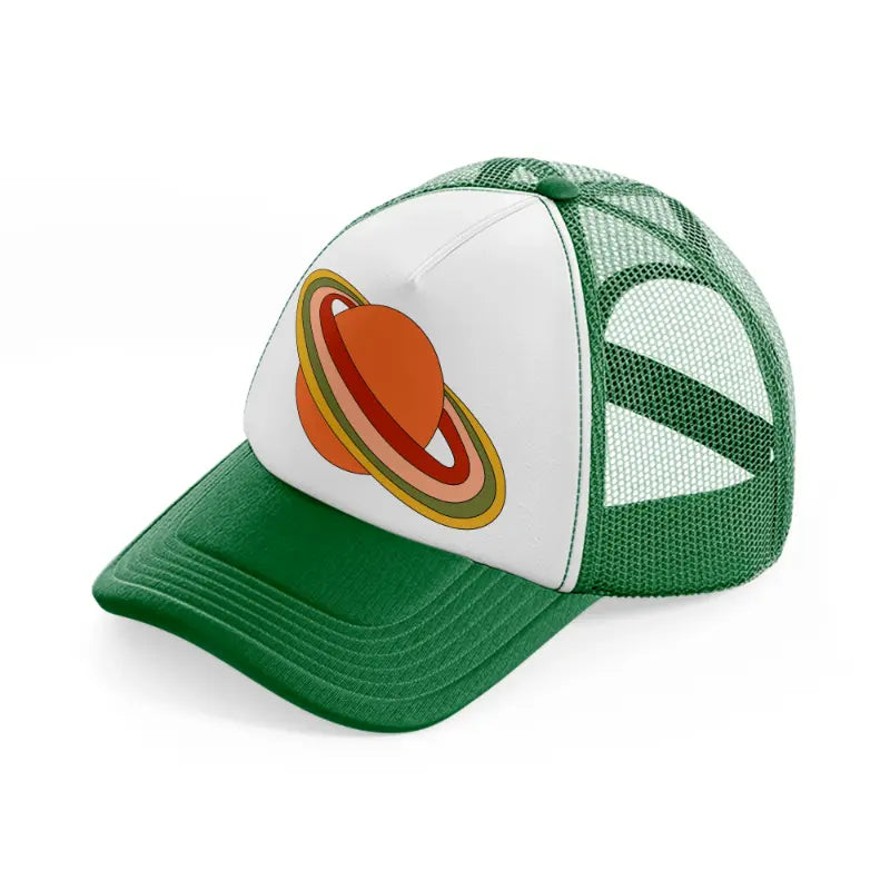 groovy elements-33-green-and-white-trucker-hat
