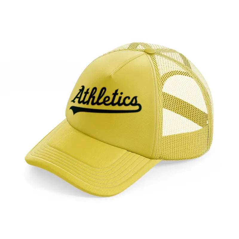 athletics-gold-trucker-hat