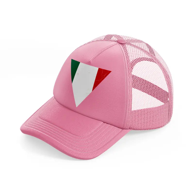 triangle flag-pink-trucker-hat