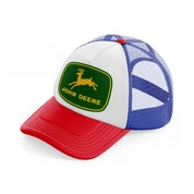 john deere green logo-multicolor-trucker-hat